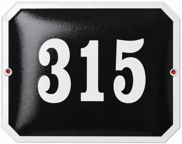 Smaltovaná domovní čísla popisná města Znojma -Památková rezervace